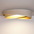BRILAGI - LED lubinis šviestuvas VELVET TWIST LED/24W/230V 4000K skersm. 55 cm baltas/auksinis