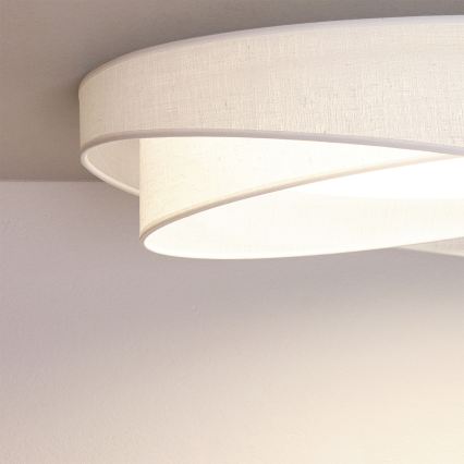 BRILAGI - LED lubinis šviestuvas VELVET TWIST LED/24W/230V 4000K skersmuo 55 cm baltas