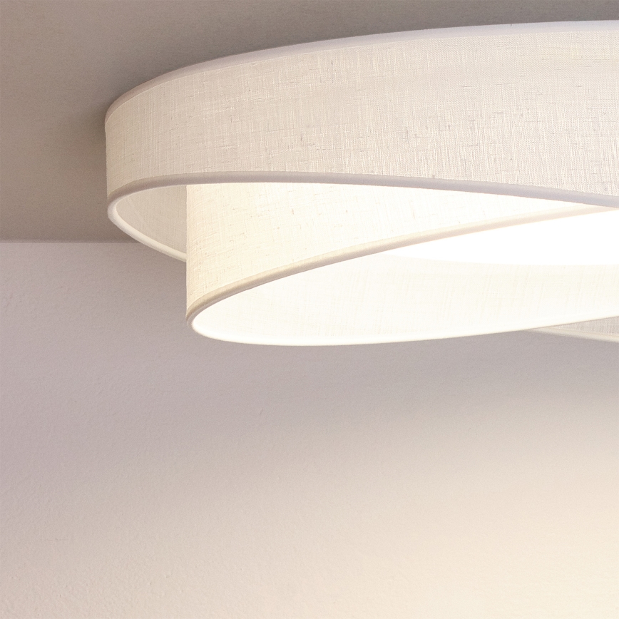 BRILAGI - LED lubinis šviestuvas VELVET TWIST LED/24W/230V 4000K skersmuo 55 cm baltas