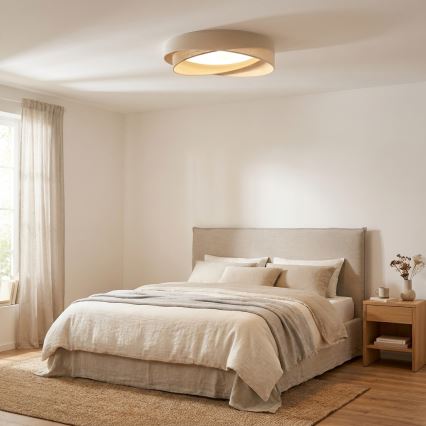 BRILAGI - LED lubinis šviestuvas VELVET TWIST LED/24W/230V 4000K Ø 55 cm kreminė/smėlinė