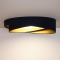 BRILAGI - LED lubinis šviestuvas VELVET TWIST LED/24W/230V 4000K skersmuo 55 cm mėlyna/auksinė