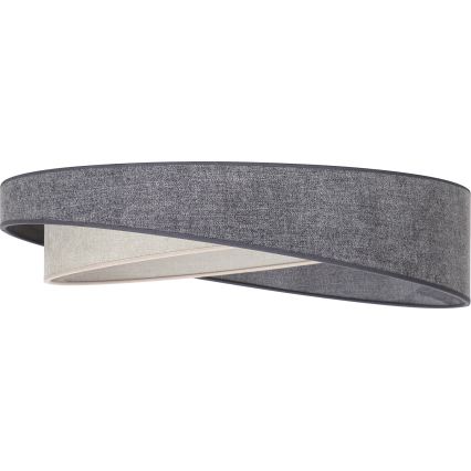 BRILAGI - LED lubinis šviestuvas VELVET TWIST LED/24W/230V 4000K skersmuo 55 cm pilka/kreminė