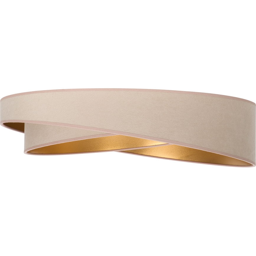 BRILAGI - LED lubinis šviestuvas VELVET TWIST LED/24W/230V 4000K skers. 55 cm smėlinis/auksinis