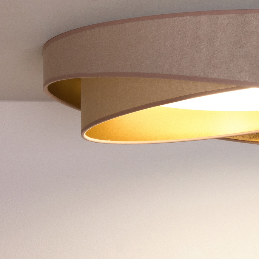 BRILAGI - LED lubinis šviestuvas VELVET TWIST LED/24W/230V 4000K skers. 55 cm smėlinis/auksinis