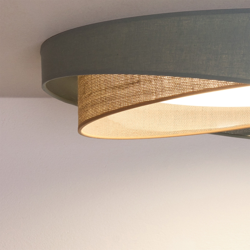 BRILAGI - LED lubinis šviestuvas VELVET TWIST LED/24W/230V 4000K Ø 55 cm žalia/smėlinė