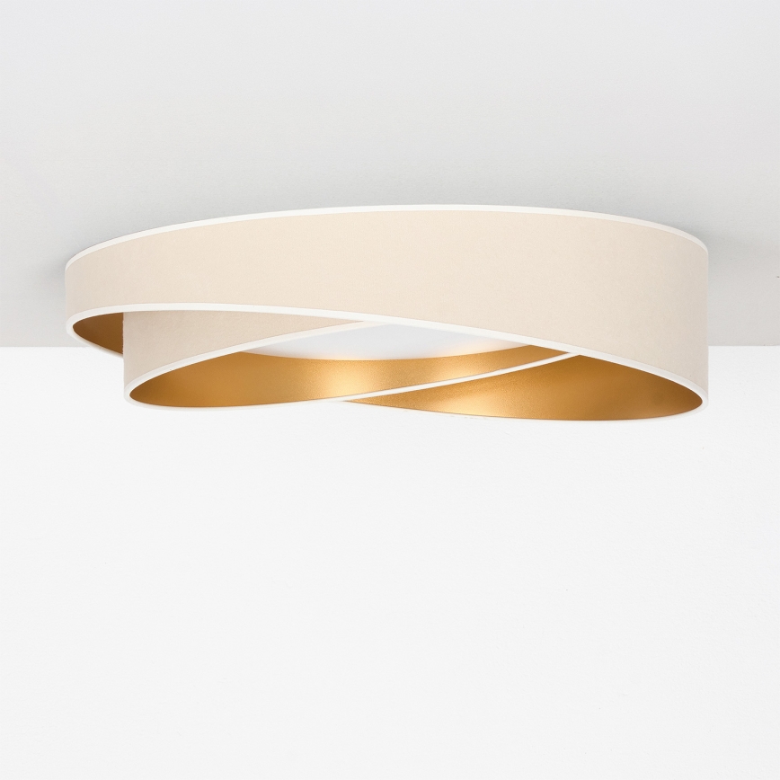 BRILAGI - LED lubinis šviestuvas VELVET TWIST LED/24W/230V 4000K Ø 55 cm baltas/auksinis
