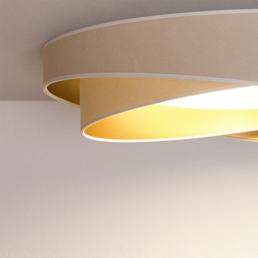 BRILAGI - LED lubinis šviestuvas VELVET TWIST LED/24W/230V 4000K Ø 55 cm baltas/auksinis