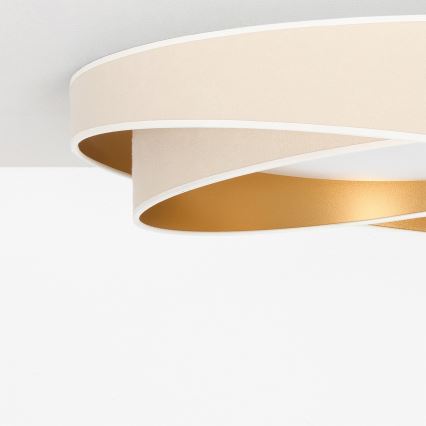 BRILAGI - LED lubinis šviestuvas VELVET TWIST LED/24W/230V 4000K Ø 55 cm baltas/auksinis