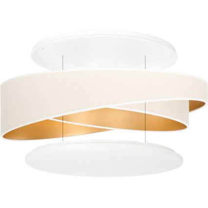 BRILAGI - LED lubinis šviestuvas VELVET TWIST LED/24W/230V 4000K Ø 55 cm baltas/auksinis