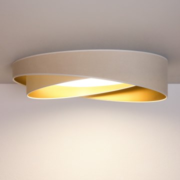 BRILAGI - LED lubinis šviestuvas VELVET TWIST LED/24W/230V 4000K Ø 55 cm baltas/auksinis