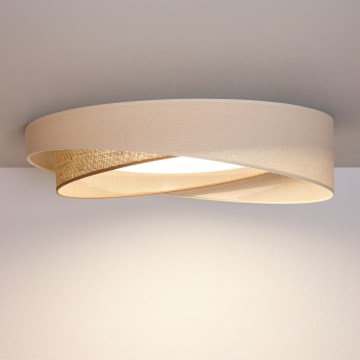 BRILAGI - LED lubinis šviestuvas VELVET TWIST LED/24W/230V 4000K Ø 55 cm kreminė/smėlinė