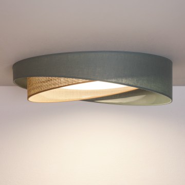 BRILAGI - LED lubinis šviestuvas VELVET TWIST LED/24W/230V 4000K Ø 55 cm žalia/smėlinė