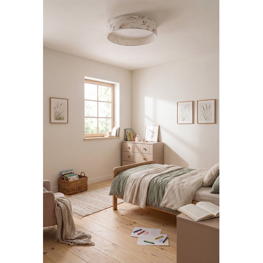 BRILAGI - LED lubų šviestuvas VELVET VARI LED/24W/230V 3000/4000/6500K skersmuo 45 cm balta/gėlės