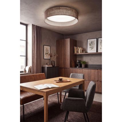 BRILAGI - LED lubinis šviestuvas VELVET VARI LED/24W/230V 3000/4000/6500K skersmuo 45 cm rudas
