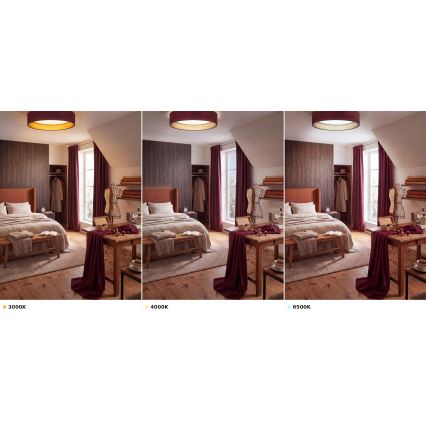 BRILAGI - LED lubinis šviestuvas VELVET VARI LED/24W/230V 3000/4000/6500K skersmuo 45 cm vyno/auksinė