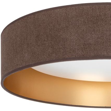 BRILAGI - LED lubinis šviestuvas VELVET VARI LED/24W/230V 3000/4000/6500K skersmuo 45 cm rudas/auksinis