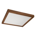 Brilagi - LED Lubinis šviestuvas voniai WOODY FRAME LED/50W/230V 60x60 cm IP44 ąžuolo vyšnia