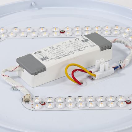 Brilagi - LED lubų šviestuvas WOODROUND LED/30W/230V 3000/4000/6000K Ø 40 cm medinis CRI 90