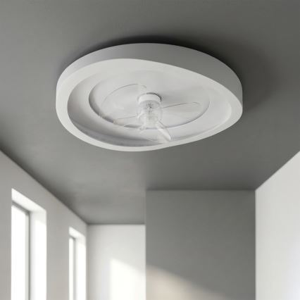 Brilagi - dimeriuojamas LED lubų ventiliatorius LED/80W/230V 3000-6500K skersmuo 50 cm baltas + nuotolinis valdymas