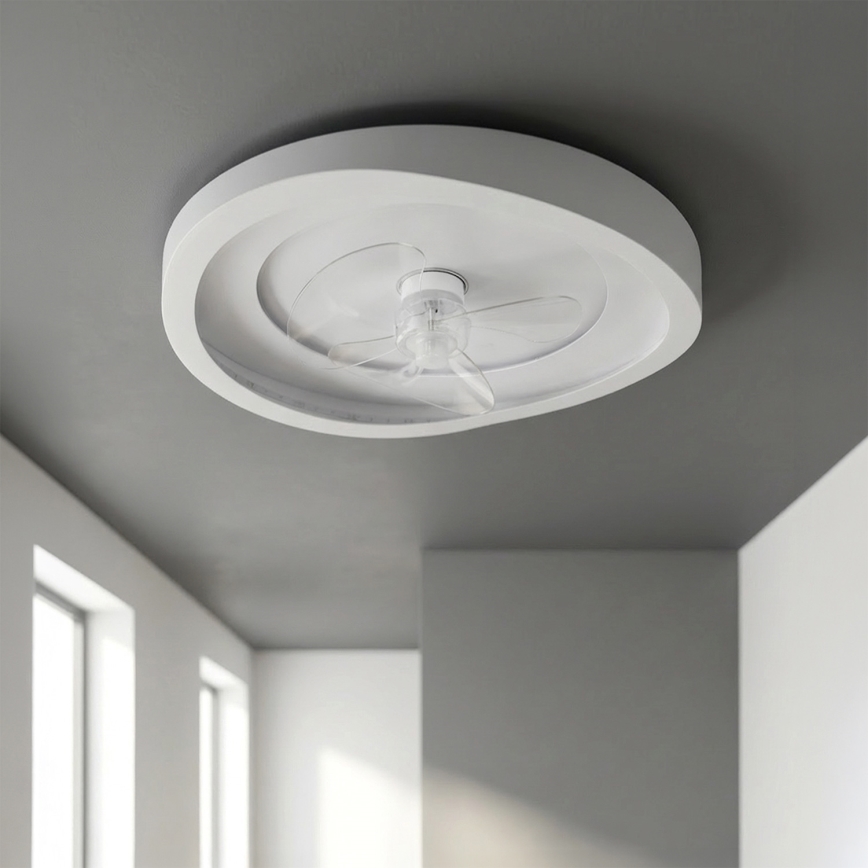 Brilagi - dimeriuojamas LED lubų ventiliatorius LED/80W/230V 3000-6500K skersmuo 50 cm baltas + nuotolinis valdymas