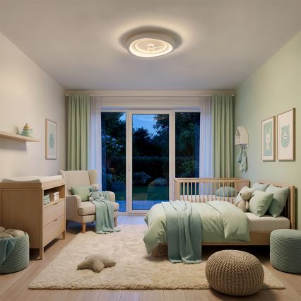 Brilagi - dimeriuojamas LED lubų ventiliatorius LED/80W/230V 3000-6500K skersmuo 50 cm baltas + nuotolinis valdymas