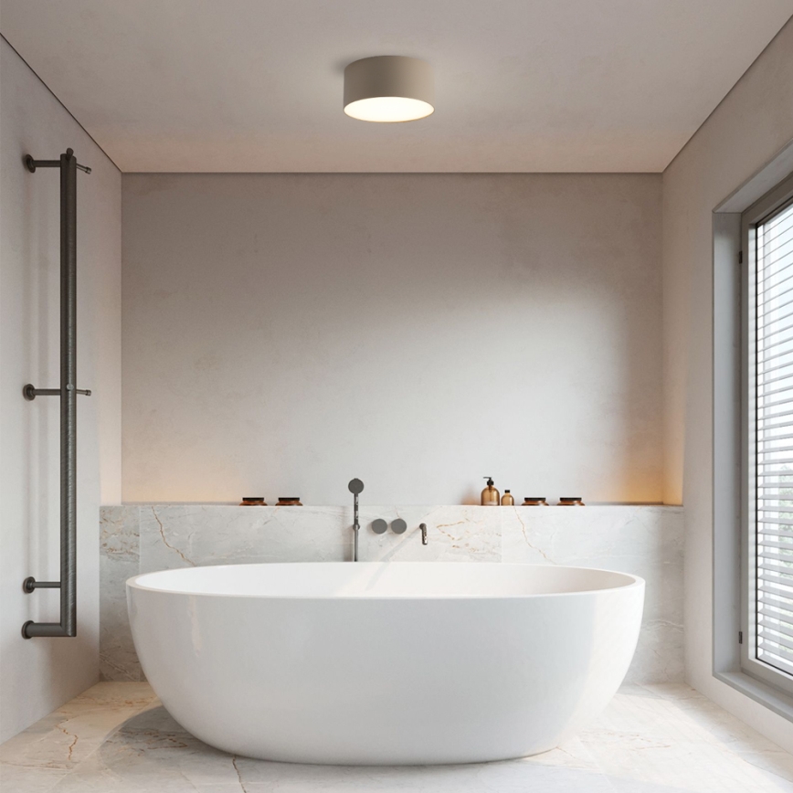 Brilagi - LED vonios kambario lubinis šviestuvas FORIS LED/20W/230V skersmuo 15 cm smėlio spalvos IP44