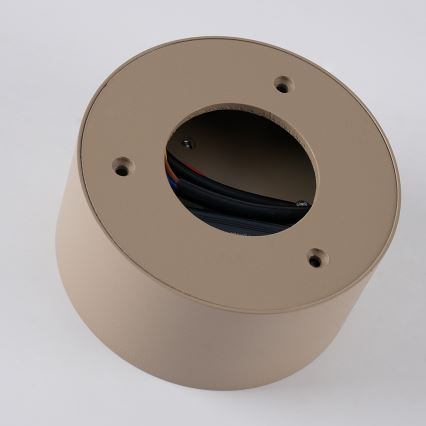 Brilagi - LED vonios kambario lubinis šviestuvas FORIS LED/20W/230V skersmuo 15 cm smėlio spalvos IP44