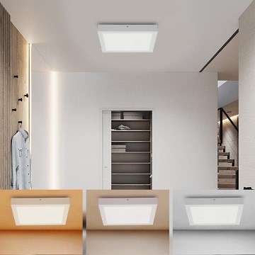 Brilagi - LED lubinis vonios šviestuvas FRAME LED/24W/230V 30x30 cm 3000/4000/6000K IP44 balta