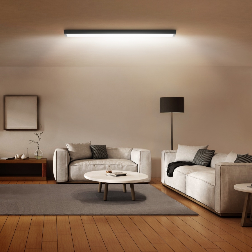 Brilagi - LED lubinis vonios šviestuvas FRAME LED/50W/230V 120x30 cm IP44 juoda