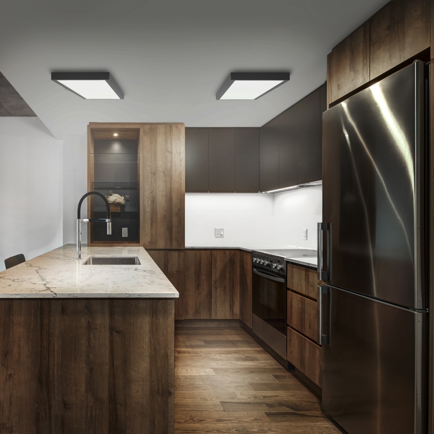 Brilagi - LED lubinis vonios šviestuvas FRAME LED/50W/230V 120x30 cm IP44 juoda
