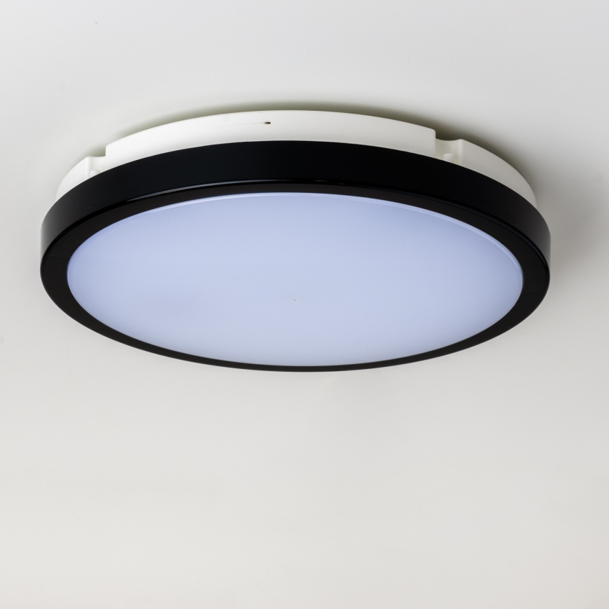 Brilagi - LED lubinis vonios šviestuvas PERA LED/24W/230V diametras 28 cm IP65 juoda