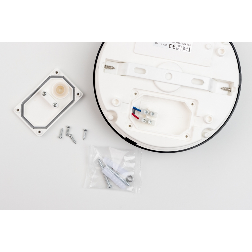 Brilagi - LED lubinis vonios šviestuvas PERA LED/24W/230V diametras 28 cm IP65 juoda