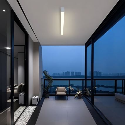 Brilagi - LED vonios kambario lubinis šviestuvas SLEEKLINE LED/40W/230V 3000/4500/6000K sidabrinis IP44