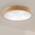 Brilagi - LED Lubrikas CARVALHO 4xE27/60W/230V ąžuolas Ø 57,5 cm