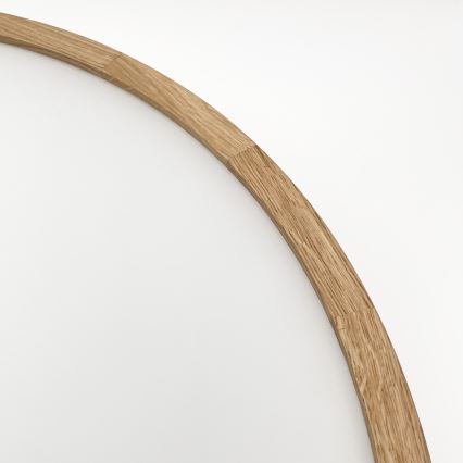 Brilagi - LED Lubrikas CARVALHO 4xE27/60W/230V ąžuolas Ø 57,5 cm