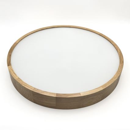 Brilagi - LED Lubrikas CARVALHO 4xE27/60W/230V ąžuolas Ø 57,5 cm