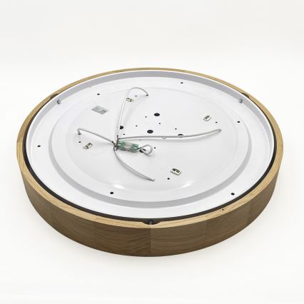 Brilagi - LED Lubrikas CARVALHO 4xE27/60W/230V ąžuolas Ø 57,5 cm