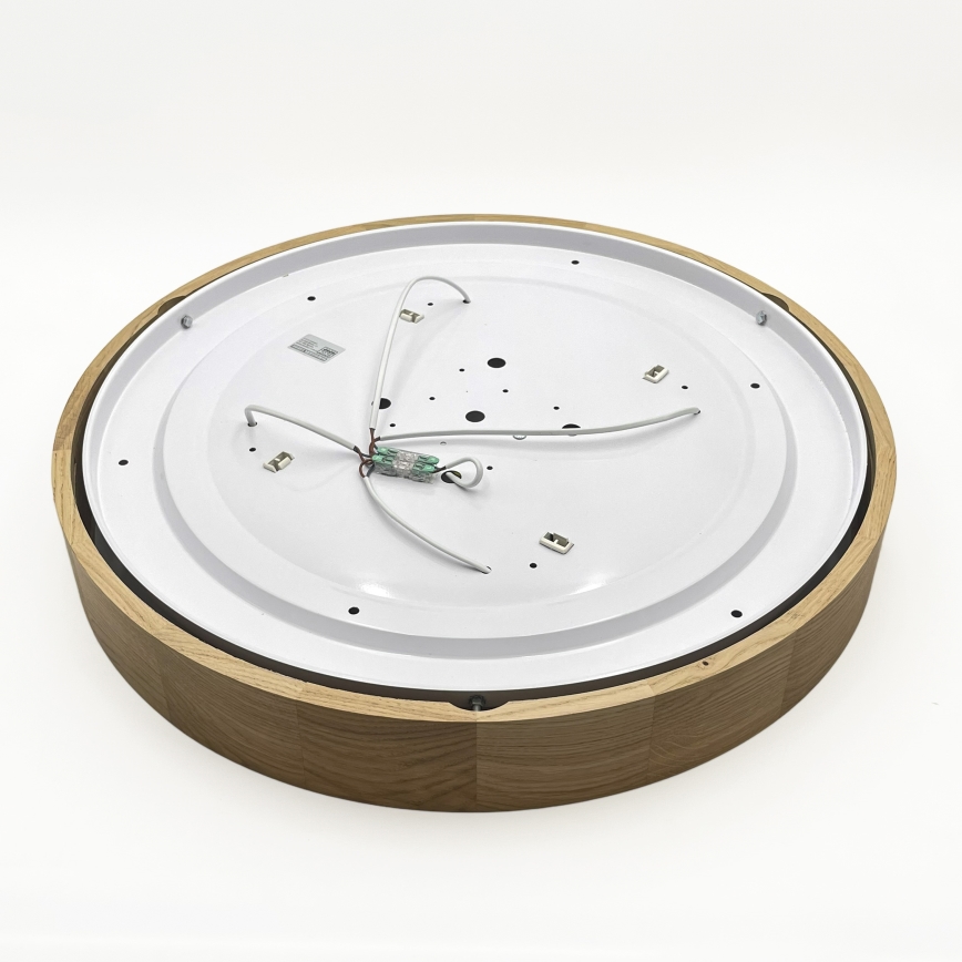 Brilagi - LED Lubrikas CARVALHO 4xE27/60W/230V ąžuolas Ø 57,5 cm