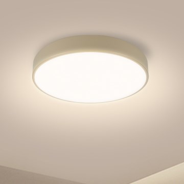 Brilagi - LED lubų lempa POOL LED/36W/230V 3000-6000K skersmuo 30 cm kreminė + nuotolinis valdymas