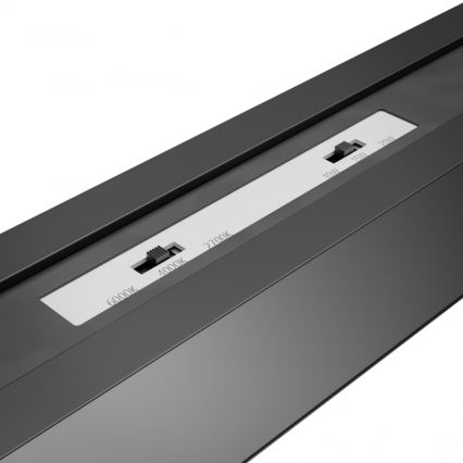 Brilagi - LED lubinis paviršinis šviestuvas FULLDAY LED/10/15/20W/230V 2700/4000/6000K 60 cm UGR19 juodas