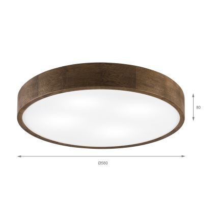 Brilagi - LED Lubų šviesa CARVALHO 4xE27/60W/230V graikinis Ø 57,5 cm