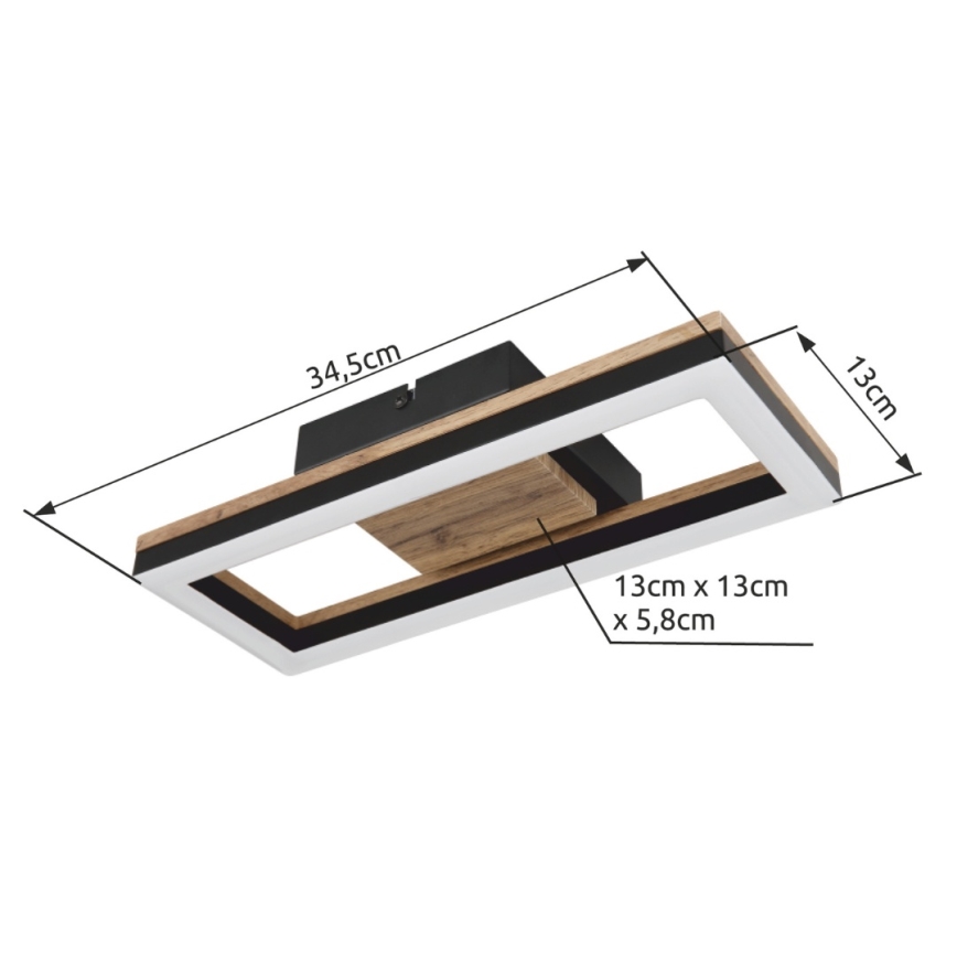 Brilagi - LED lubų šviestuvas AXIS LED/12W/230V