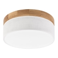 Brilagi - LED Lubų šviestuvas BELLADONNA LED/20W/230V Ø 30 cm baltas/ąžuolas