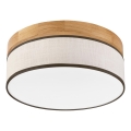Brilagi - LED Lubų šviestuvas BELLADONNA LED/20W/230V Ø 30 cm grietinėlės/ąžuolo
