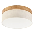 Brilagi - LED lubų šviestuvas BELLADONNA LED/20W/230V Ø 30 cm kreminis/ąžuolinis