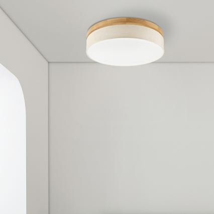Brilagi - LED lubų šviestuvas BELLADONNA LED/36W/230V 50 cm kremas/ąžuolas
