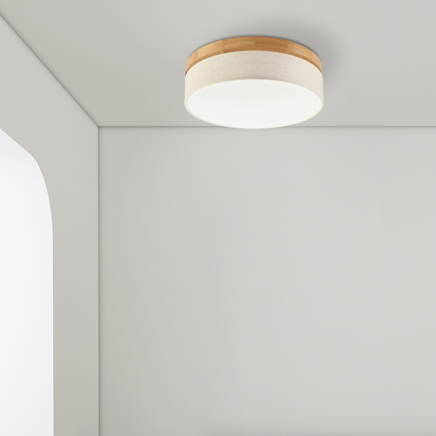 Brilagi - LED Lubų šviestuvas BELLADONNA LED/36W/230V diametras 40 cm kreminis/ ąžuolas