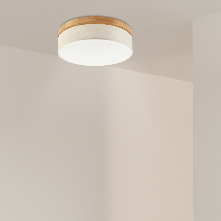 Brilagi - LED Lubų šviestuvas BELLADONNA LED/36W/230V diametras 40 cm kreminis/ ąžuolas