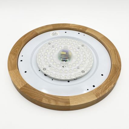 Brilagi - LED Lubų šviestuvas BELLADONNA LED/36W/230V diametras 40 cm kreminis/ ąžuolas