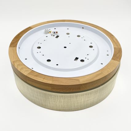 Brilagi - LED Lubų šviestuvas BELLADONNA LED/36W/230V diametras 40 cm kreminis/ ąžuolas